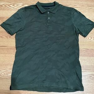 Green Camo Banana Republic Size M Polo Shirt Camouflage